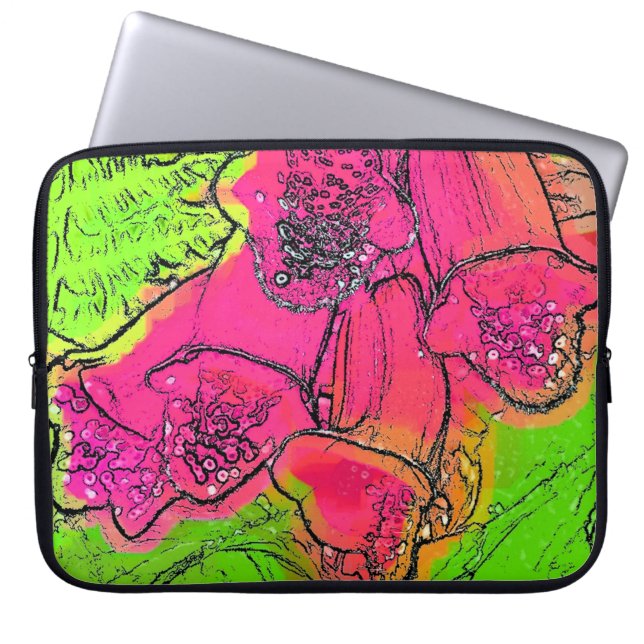 FOXGLOVE LAPTOP SLEEVE (Framsidan)