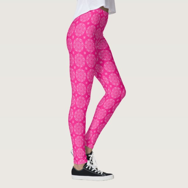 Foxglove Mandala Leggings (Höger)
