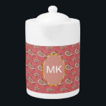 Foxglove Petal Paisley Mönster<br><div class="desc">Pastel Foxglove Petal Paisley med gräns av Cinnamon och bakgrunden till en rik-kryddig koral - rik ändå sofistikerad Vi har lämnat allt bilder som används i det här designanpassadet - du kan spela med dem till dina hjärtan i innehåll - klicka på orangen CustomizeThis och markera den bild du vill...</div>