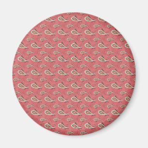 Foxglove Petal Paisley Mönster Magnet