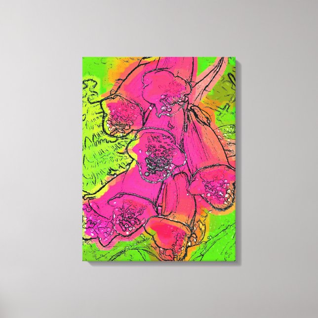 FOXGLOVER CANVASTRYCK (Framsida)