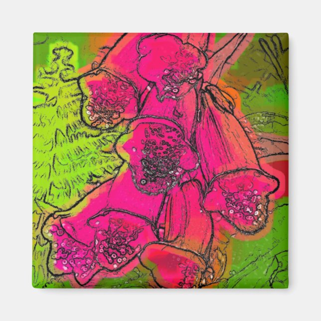 FOXGLOVER MAGNET (Framsidan)