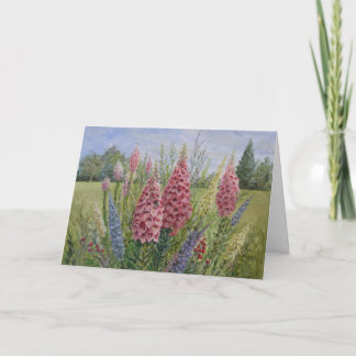 Foxgloves - bäst önskemål kort