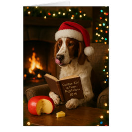 Foxhound 'Cheese Tax' Christmas card Hälsningskort