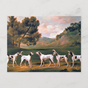 Foxhound i ett liggande av George Stubbs Vykort