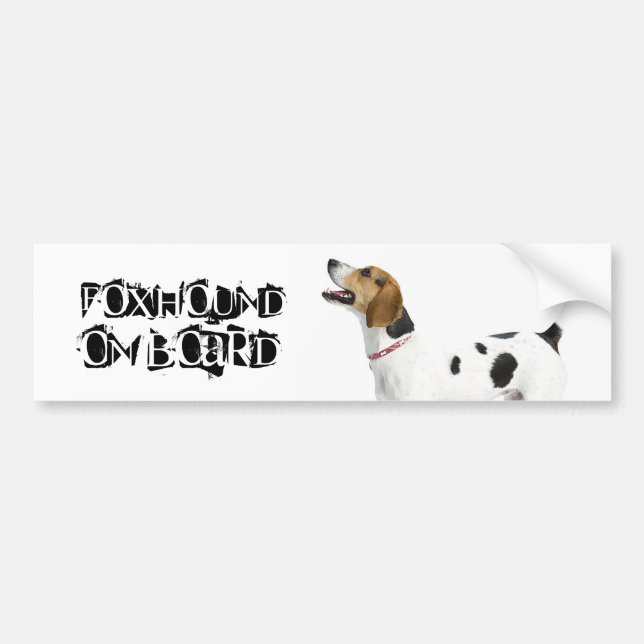 Foxhound ombord bildekal (Framsidan)