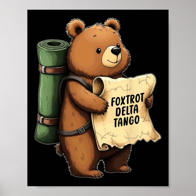 Foxmachtas Deltas Tangos National Parker ResistBea Poster (Framsidan)