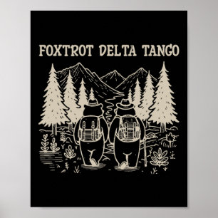 Foxmachtas Tangos Funny ResistBear Poster