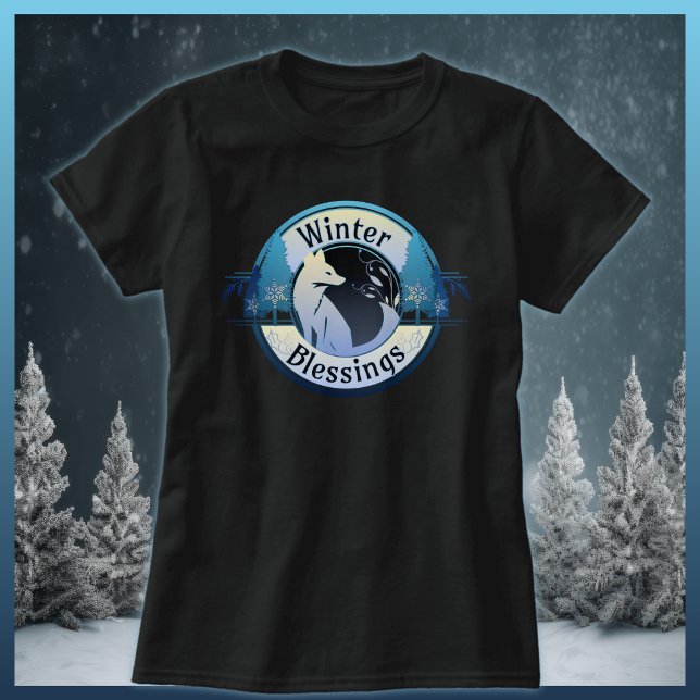 Foxmärke för vinterövergångar t shirt (Skapare uppladdad)