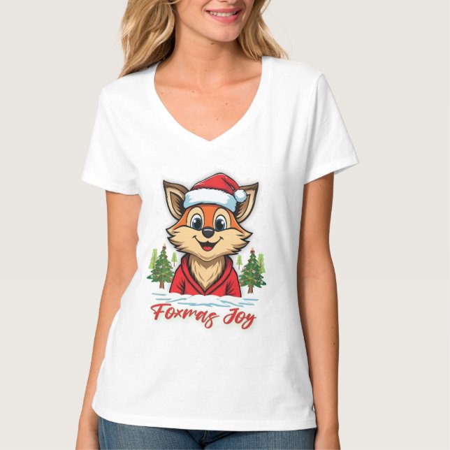 Foxmas Joy T Shirt (Framsida)