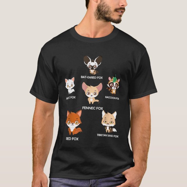 Foxräv av världens arktiska räv t shirt (Framsida)
