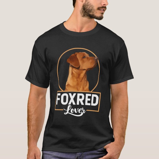 Foxred Redfox Labrador Retriever Fox Red T Shirt (Framsida)