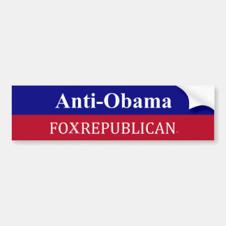 Foxrepublican Anit-Obama Bildekal