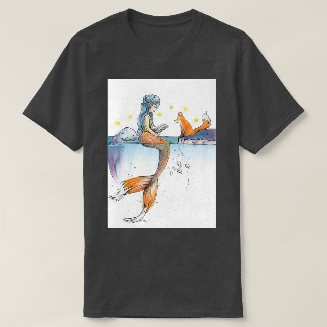 Foxtail-Sjöjungfru T Shirt (Design framsida)