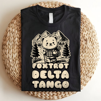 Foxtrot Delta Tango FDT Bear Anti-Trump Policy T Shirt
