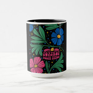 Foxtrot Delta Tango Flower Boho Mugg