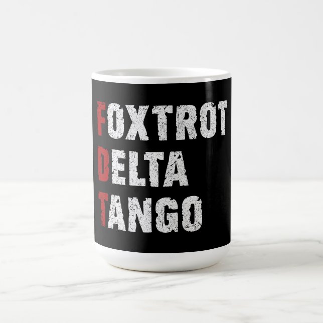 Foxtrot Delta Tango Kaffemugg (Center)