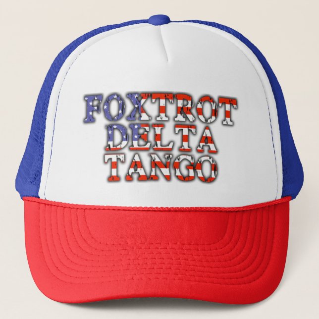 Foxtrot Delta Tango Patriotic Keps (Framsida)