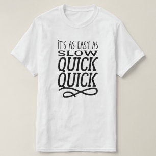 Foxtrot Det är så enkelt som långsamt och snabbt Tee Shirt
