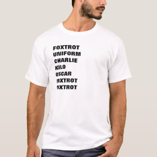 FOXTROT ENHETLIGA CHARLIE SOM KILOEN OSCAR FOXTROT TEE