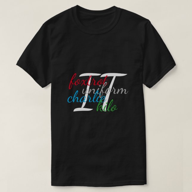 . Foxtrot .it T-shirt (Design framsida)