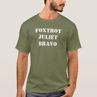 FOXTROT JULIET BRAVO T SHIRT