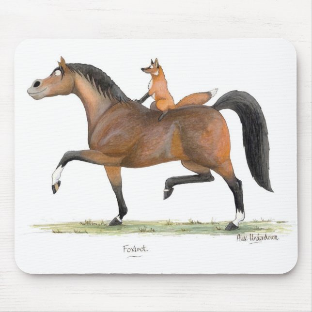 "Foxtrot" Mousepad Musmatta (Framsidan)