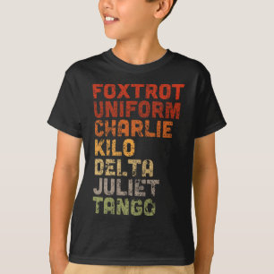 Foxtrot Uniform Djt T Shirt