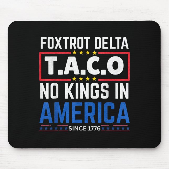 Foxtrots Delta Taco King I Amerika Sedan 1776 4e Musmatta (Framsidan)
