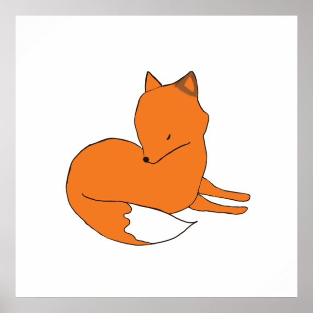 Foxvärde Poster Pappert (projektionsyta) (Framsidan)