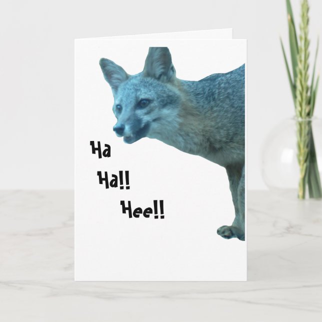 Foxy Birthday-kort Kort (Framsida)