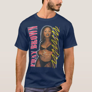 Foxy Brown 90s Retro Fläkt Design T Shirt