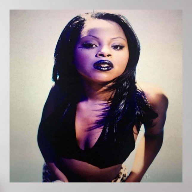 Foxy Brown Black shirt Poster (Framsidan)