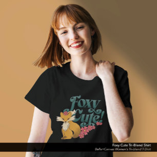 Foxy Cute Flowers T Shirt