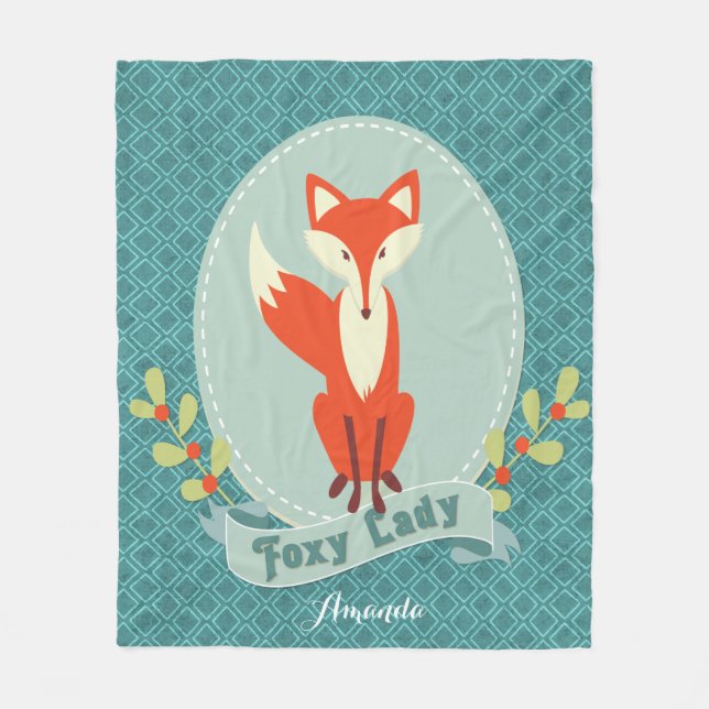 Foxy Dam Argyle Fleecefilt (Framsidan)