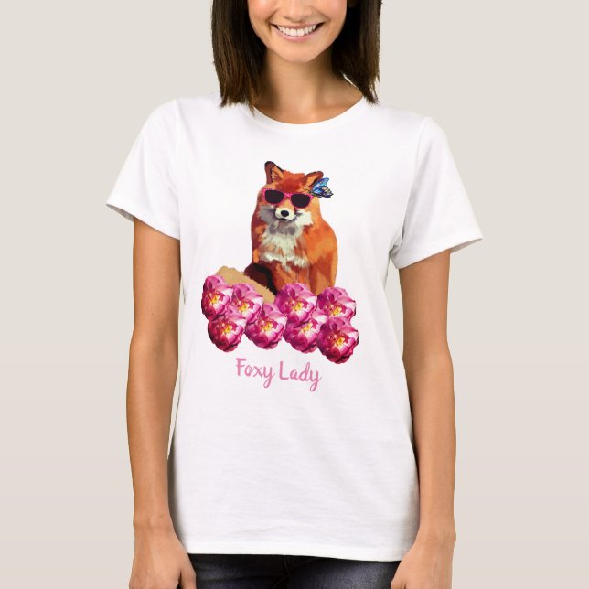 Foxy Dam Women's Bella Flowy T-Shirt (Framsida)