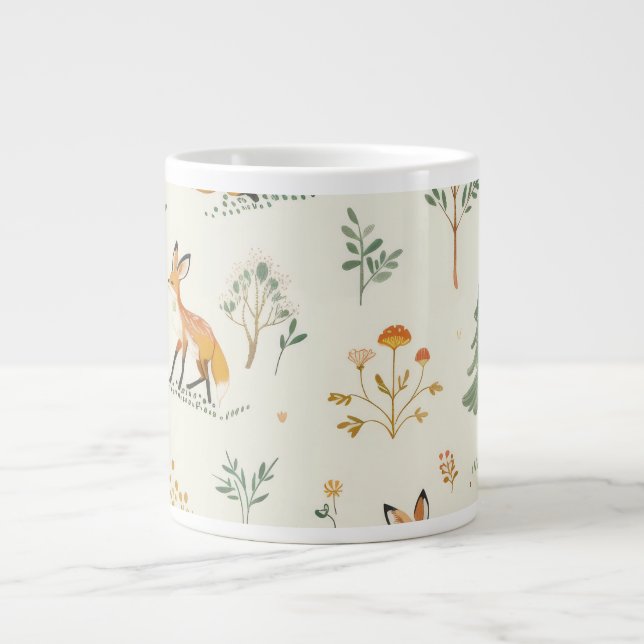 ’Foxy Delight Ceramic Mugg’ Jumbo Mugg (Framsidan)