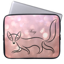 'Foxy'-design för bärbara datorer, fodral.
