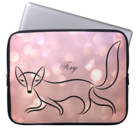 'Foxy'-design för bärbara datorer, fodral. Laptop Fodral