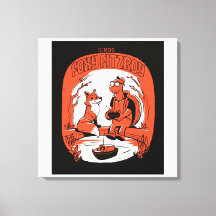 Foxy FItzroy på utdragen arbetsyta