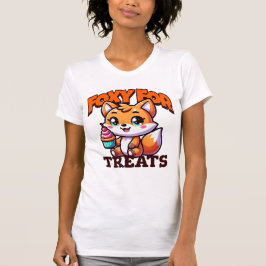 Foxy for Treats Cute Fox T Shirt