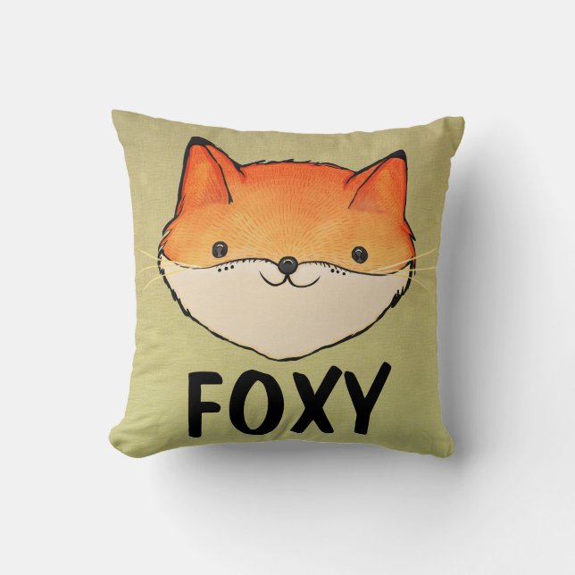 FOXY FOX DEKORATIV KUDDE (Framsida)