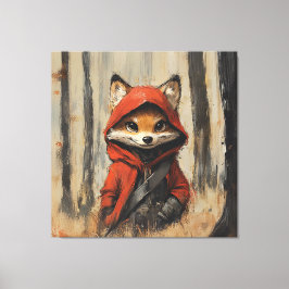 foxy fox le petit renard malin canvastryck
