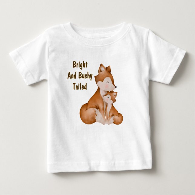 Foxy Fox med Mor T Shirt (Framsida)