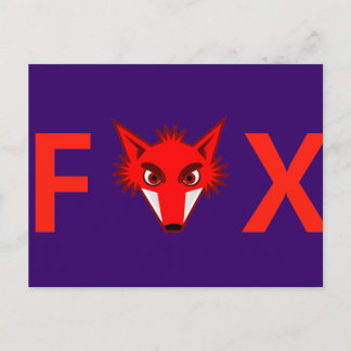 Foxy Fox Vykort
