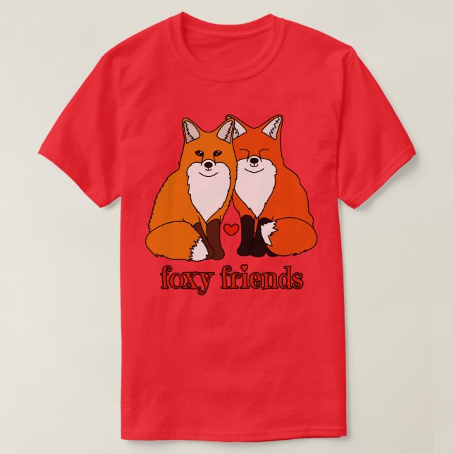 Foxy Friends T Shirt (Design framsida)