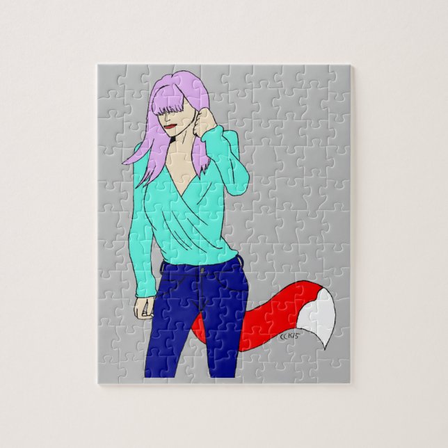 foxy girl   pussel (Vertikal)