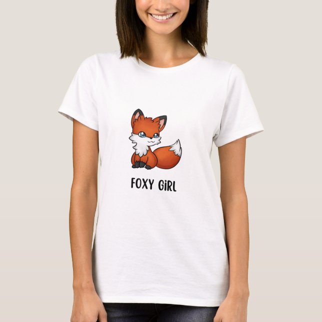Foxy Girl T Shirt (Framsida)