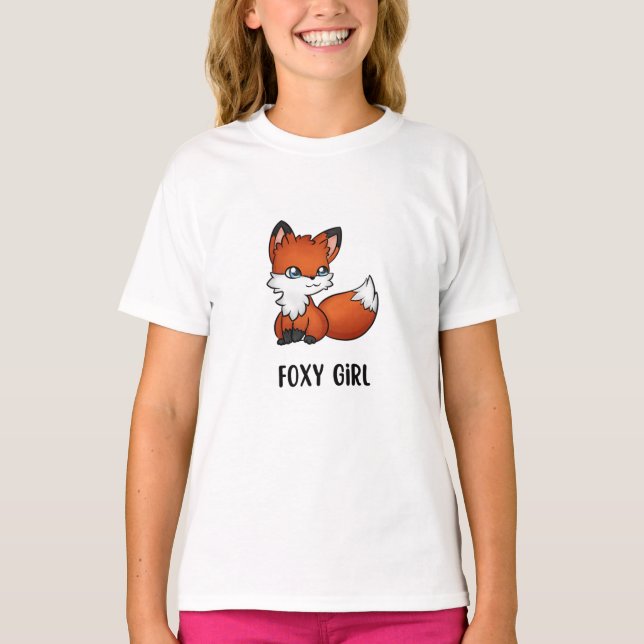 Foxy Girl T Shirt (Framsida)