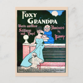 Foxy Grandpa Funny Vintage bild Copy Vykort